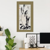 Chinees oud schilderij, Natuur, vogel, Poster (Thuiskantoor)