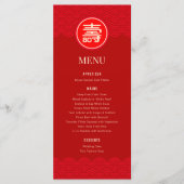 Chinees "Ouderdagmenu" (RED) Menu (Voorkant)