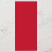 Chinees "Ouderdagmenu" (RED) Menu (Achterkant)