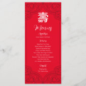 Chinees "Ouderdagmenu" (RED) Menu (Voorkant)
