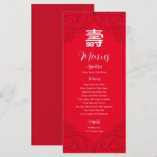 Chinees "Ouderdagmenu" (RED) Menu