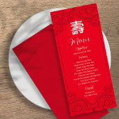 Chinees "Ouderdagmenu" (RED) Menu