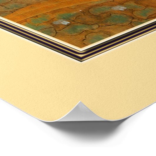 Chinees ouderlijk schilderij, dames poster (Hoek)