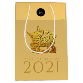 Chinees Ox jaar 2021 Elegant Monogram MGB Medium Cadeauzakje