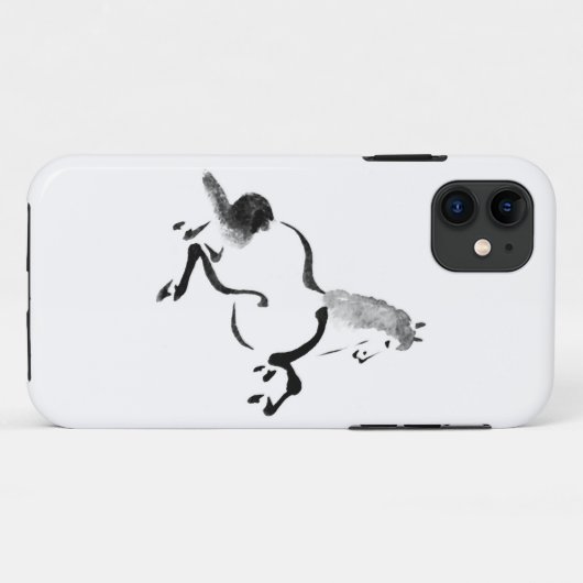  Chinees paard Case-Mate iPhone Case (Achterkant (horizontaal))