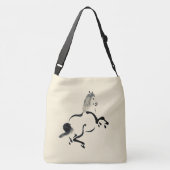  Chinees paard Crossbody Tas (Achterkant)