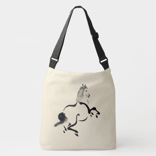  Chinees paard Crossbody Tas (Voorkant)