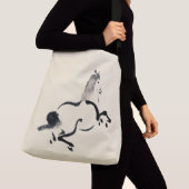  Chinees paard Crossbody Tas (Dichtbij)