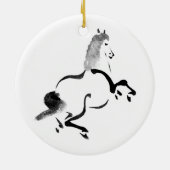  Chinees paard Keramisch Ornament (Achterkant)