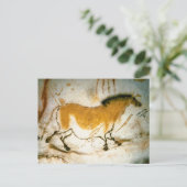 Chinees paard, Lascaux Prehistorische grotschilder Briefkaart (Staand voorkant)