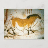 Chinees paard, Lascaux Prehistorische grotschilder Briefkaart (Voorkant)