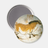 Chinees paard, Lascaux Prehistorische grotschilder Magneet (Voorkant / Achterkant)