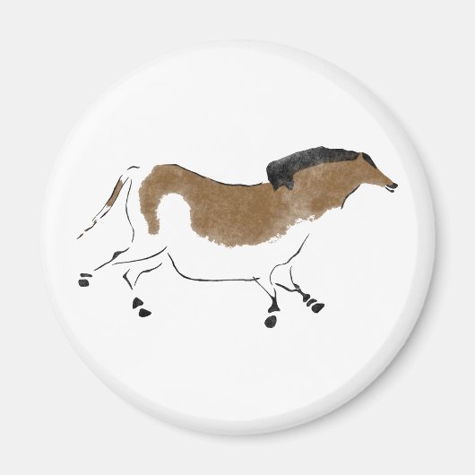 Chinees paard magneet (Voorkant)