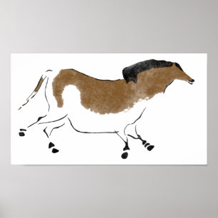 Chinees paard poster