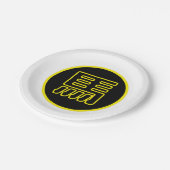 Chinees paard traditioneel China zodiac Papieren Bordje (Gekanteld)