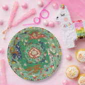 Chinees Paarden Ontwerp Papier Borden Papieren Bordje (Feest)