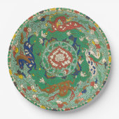 Chinees Paarden Ontwerp Papier Borden Papieren Bordje (Voorkant)