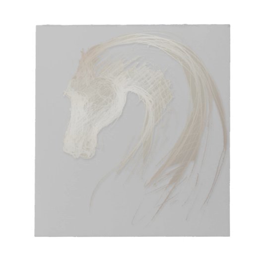 Chinees paardenjaar dierentuin Birthday Notitieblo Notitieblok (Voorkant)