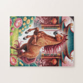 Chinees paardenjaar  legpuzzel (Horizontaal)