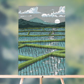 chinees paddyveld acryl bord (Neutraal)