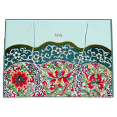 CHINEES PATROON AANGEPASTE GESCHENKTAS GROOT CADEAUZAKJE (Voorkant)