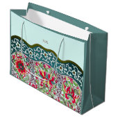 CHINEES PATROON AANGEPASTE GESCHENKTAS GROOT CADEAUZAKJE (Voorkant Gekanteld)