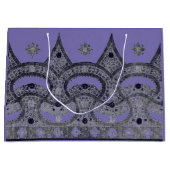 CHINEES PATROON IN PAARSE CADEAUZAK GROOT CADEAUZAKJE (Voorkant)