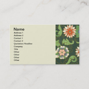 Chinees Patroonpatroon Cloisonne Visitekaartje