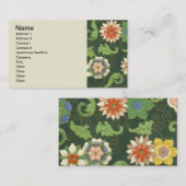 Chinees Patroonpatroon  Cloisonne Visitekaartje (Voorkant / Achterkant)