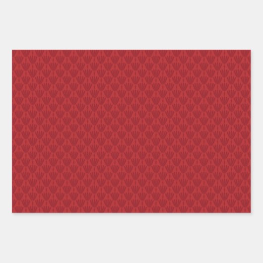 Chinees patroonrood inpakpapier vel (Voorkant)