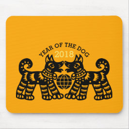 Chinees pausjaar voor de Aarde kiezen KleurM-pad Muismat