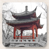 Chinees paviljoen bier onderzetter (Voorkant)