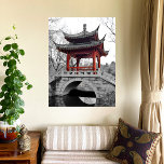 Chinees paviljoen canvas afdruk<br><div class="desc">Chinees Pavilion is een foto genomen in Nanjing,  China. Ik vond dit paviljoen in een van de mooie tuinen van Nanjing. Ik bewonder de schoonheid van de antieke en traditionele Chinese architectuur.</div>