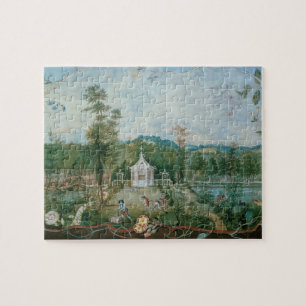 Chinees paviljoen in een Engelse tuin, 18e eeuw Legpuzzel