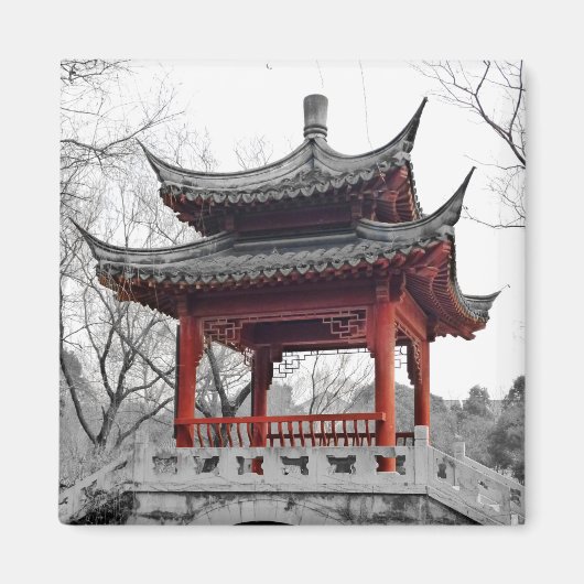 Chinees paviljoen magneet (Voorkant)