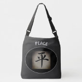 Chinees Peace Aziatisch Symbool Gepersonaliseerd Crossbody Tas (Voorkant)