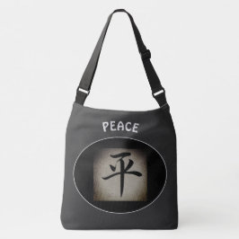 Chinees Peace Aziatisch Symbool Gepersonaliseerd Crossbody Tas