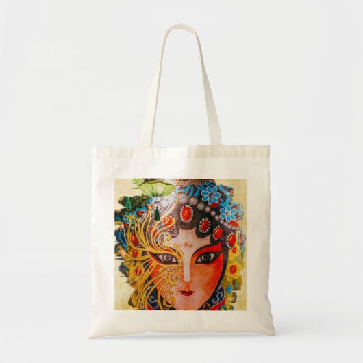 Chinees pekeloperactorontwerp tote bag (Voorkant)