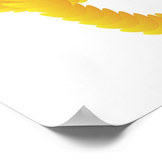 Chinees Phoenix Dragon Double Happiness Poster (Hoek)