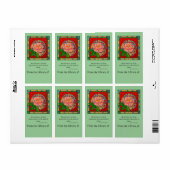 Chinees Pioenenboek Bord Etiket (Full Sheet)
