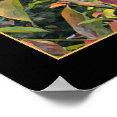 Chinees Pistachio in Herfst Poster (Hoek)