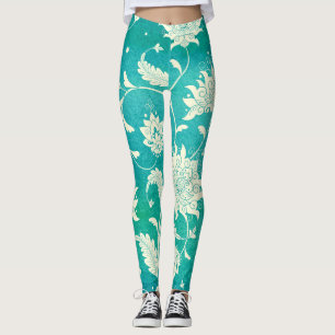 Chinees porselein bloemige Waterverf Leggings