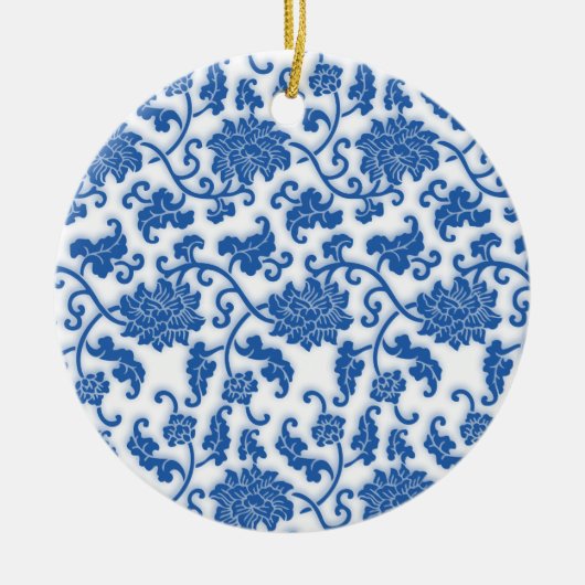 Chinees porseleinspatroon keramisch ornament (Voorkant)