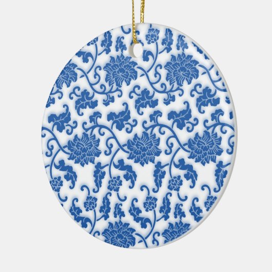 Chinees porseleinspatroon keramisch ornament (Links)