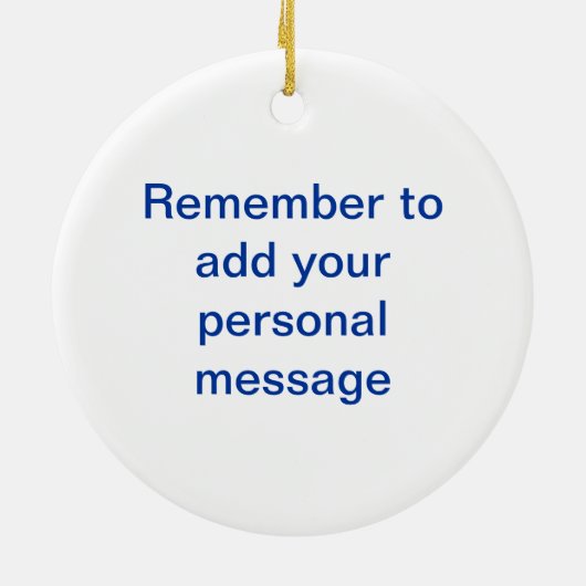 Chinees porseleinspatroon keramisch ornament (Achterkant)