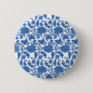 Chinees porseleinspatroon ronde button 5,7 cm