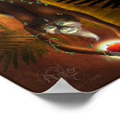 Chinees Poster van de apen van de Zodiac (Hoek)