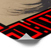 Chinees poster voor dierpaarden (Hoek)