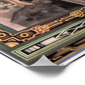 Chinees Poster voor Vrouw Cigarette en  Shanghai (Hoek)