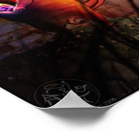 Chinees Poster voor Zodiac Rat (Hoek)